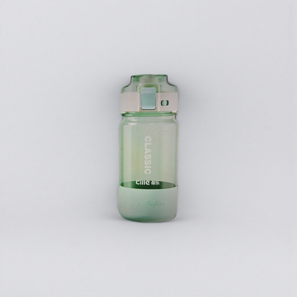 Green water cup, large-capacity portable insulated cup, 500ml, food-grade stainless steel
