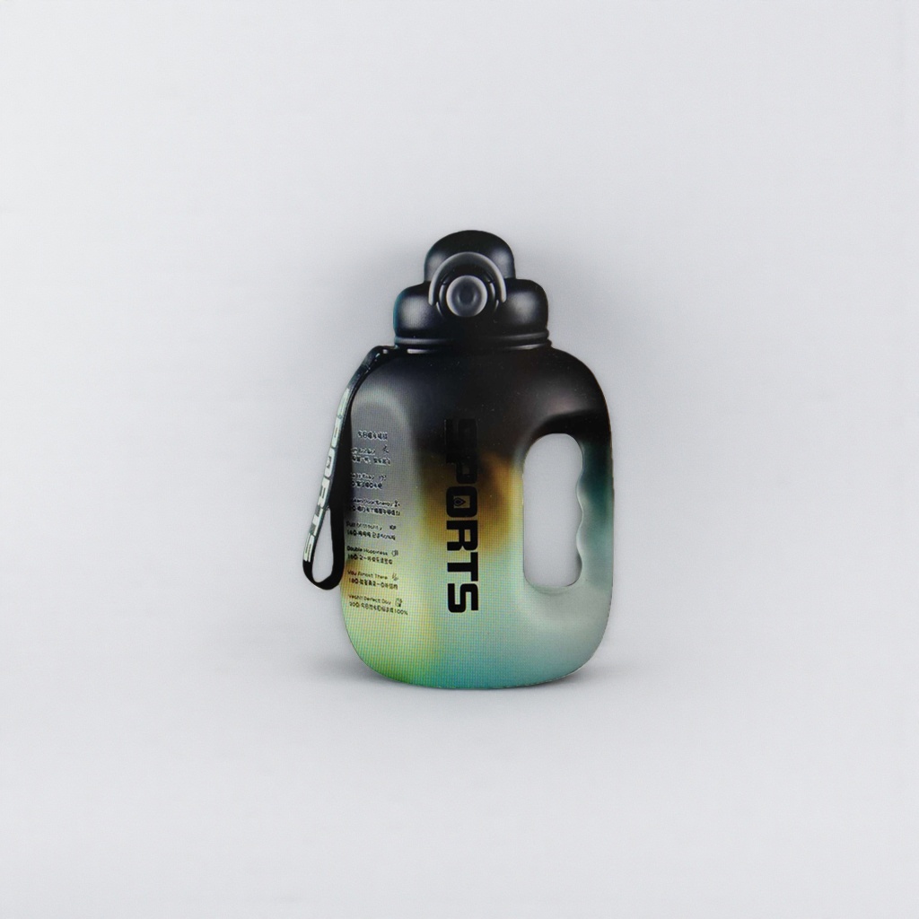 Portable large-capacity insulated water bottle with leak-proof design, lightweight outdoor fitness water bottle