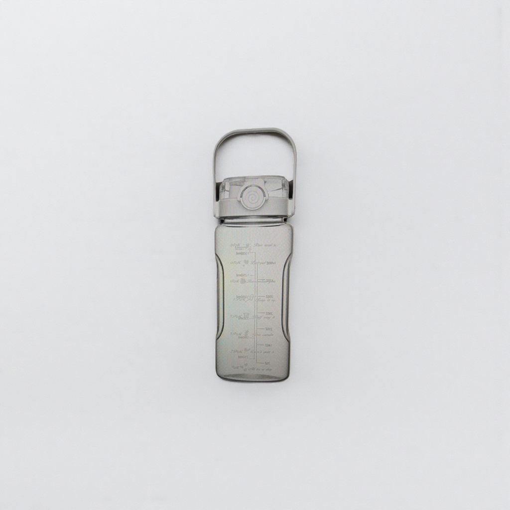 Transparent water bottle body, portable leak-proof sports water bottle accessories, replaceable bottle body