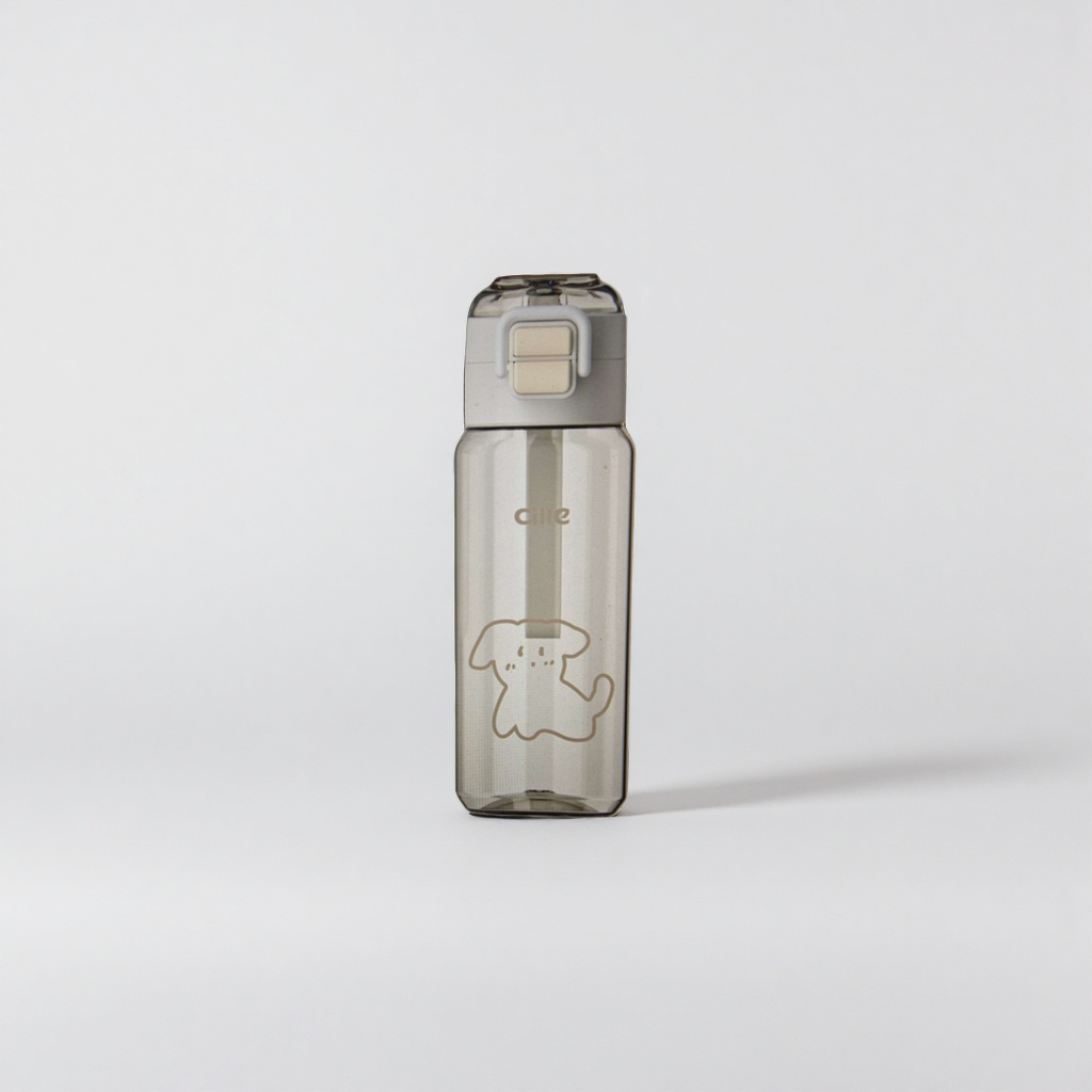 Transparent water cup, large-capacity glass water cup, 500ml, heat-resistant and anti-slip, portable for office and home use Specification image