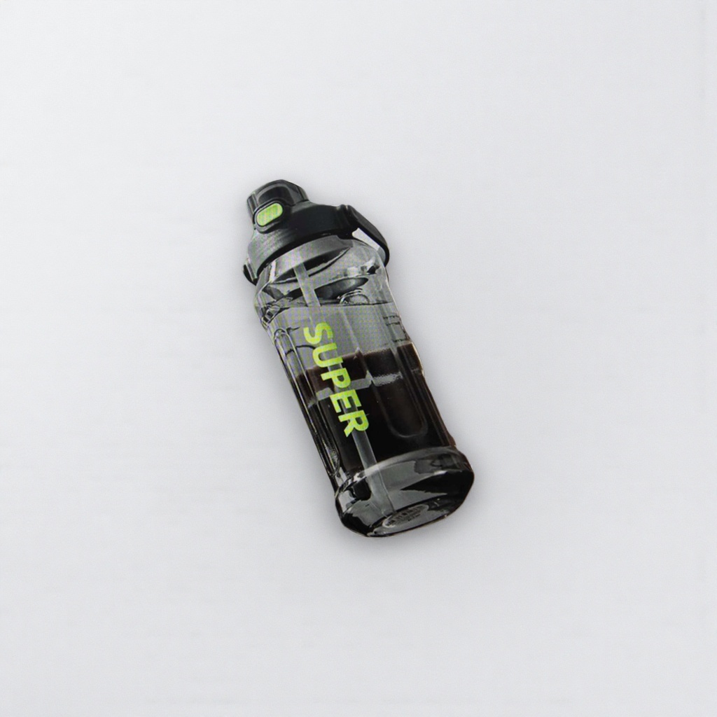 Portable large-capacity plastic water cup, sports water cup, leak-proof sealed water bottle