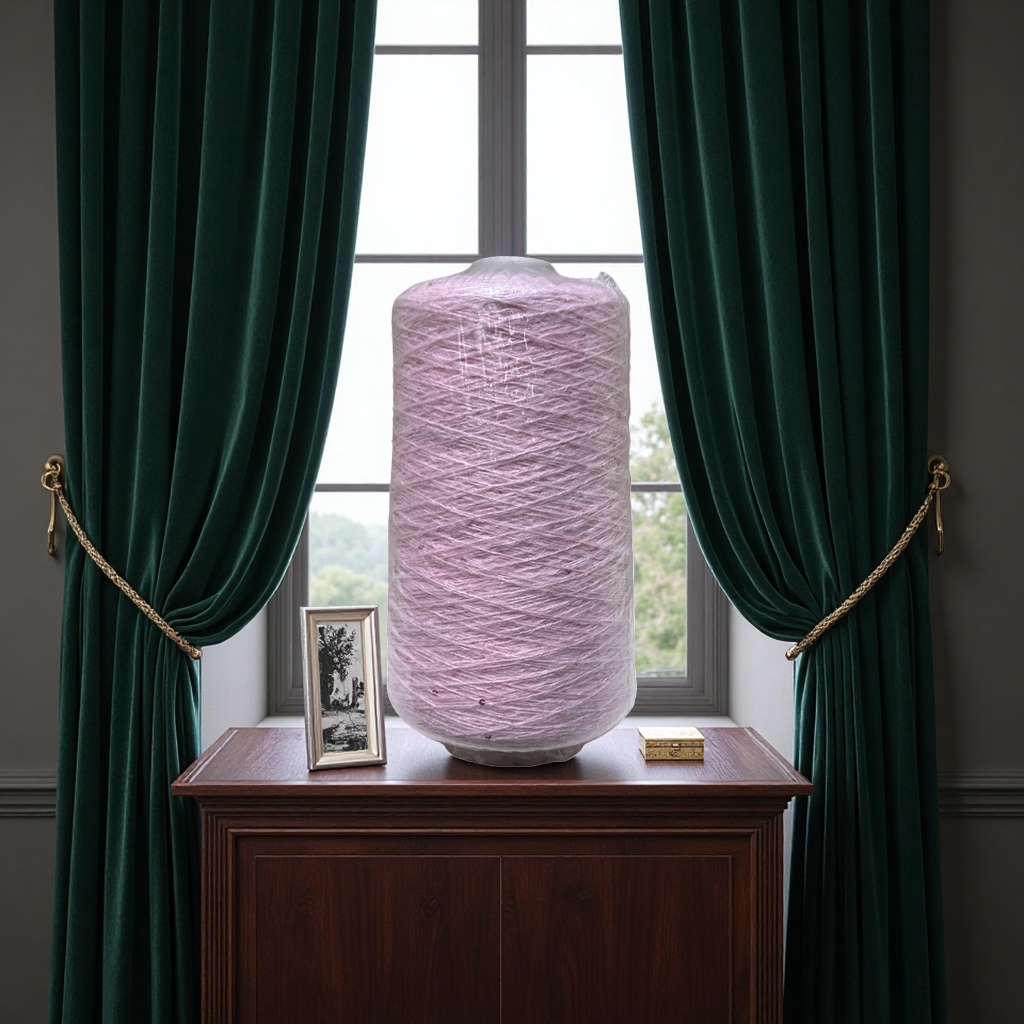 Pink yarn roll hand-knitted yarn ball cotton and nitrile blend soft and skin-friendly knitted crochet, 102807337 details Picture