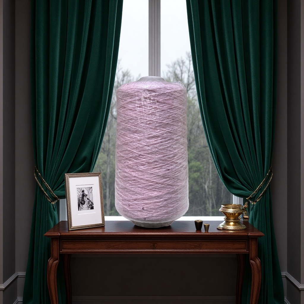 Pink yarn roll hand-knitted yarn ball cotton and nitrile blend soft and skin-friendly knitted crochet, 102807337