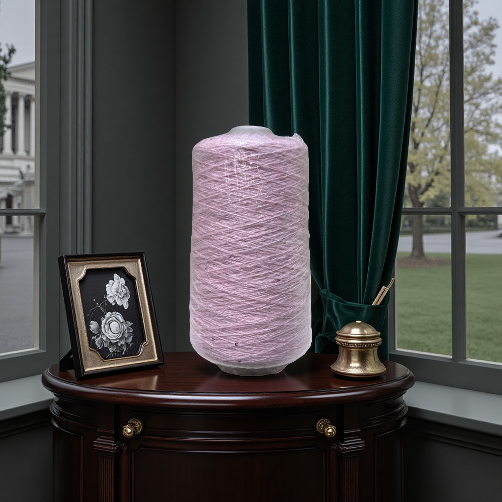 Pink yarn roll hand-knitted yarn ball cotton and nitrile blend soft and skin-friendly knitted crochet, 102807337 Specification image