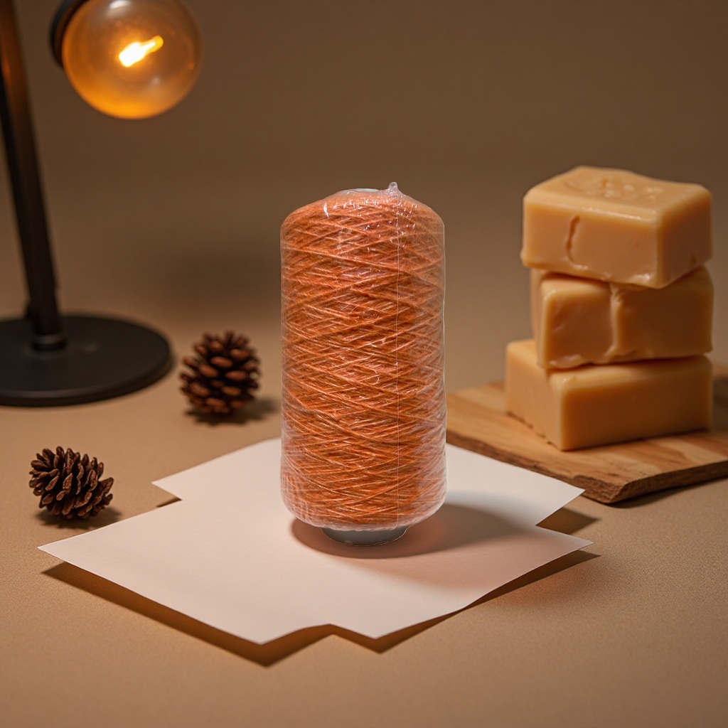 Orange yarn spool braided wool hand-crocheted, soft and wear-resistant for 100 meters Application Scenario