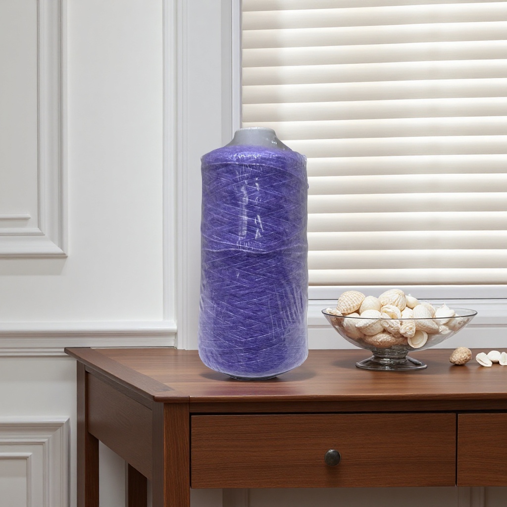 Purple yarn rolls, hand-knitted wool, crochet, cotton thread, acrylic blended fine count yarn Application Scenario