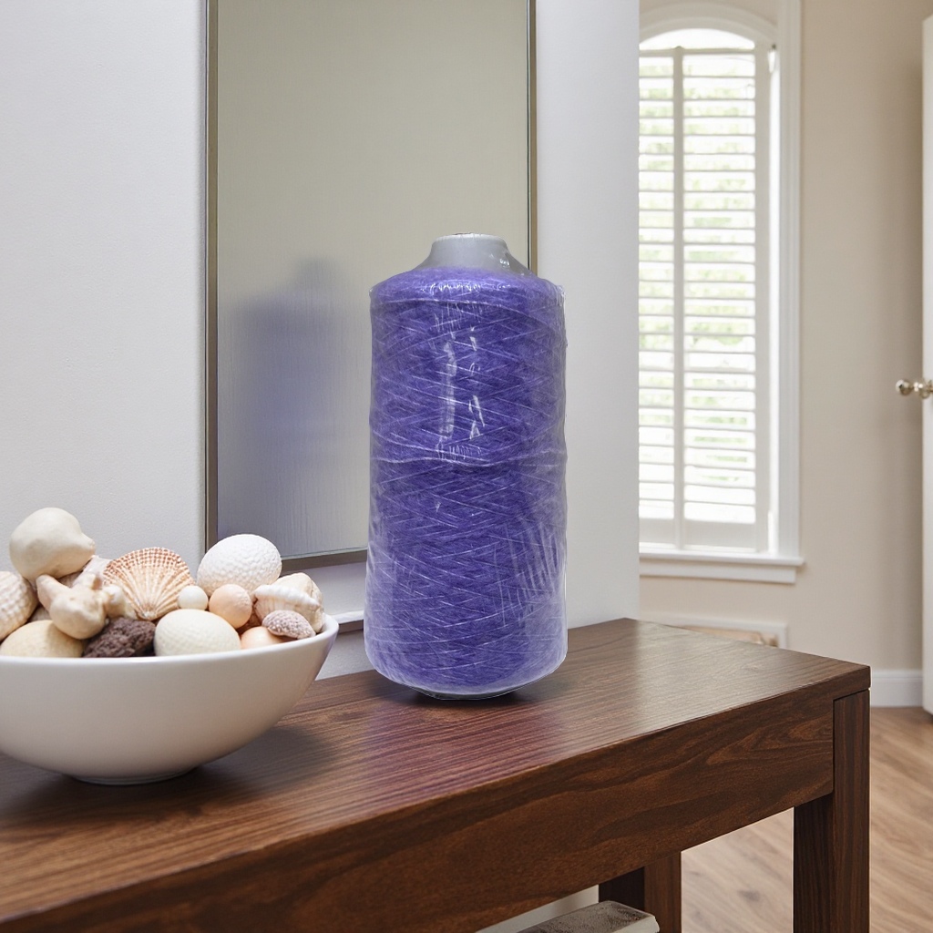 Purple yarn rolls, hand-knitted wool, crochet, cotton thread, acrylic blended fine count yarn