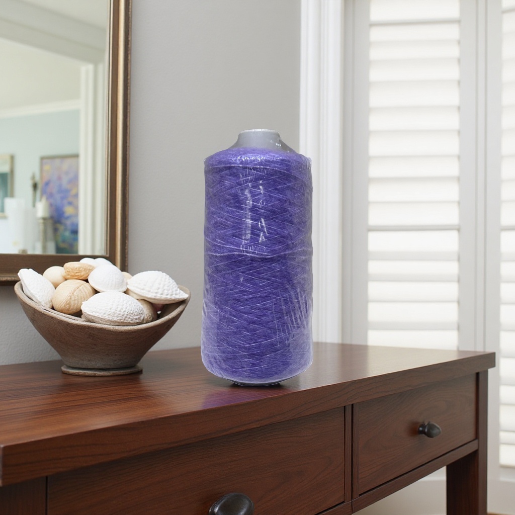 Purple yarn rolls, hand-knitted wool, crochet, cotton thread, acrylic blended fine count yarn Specification image