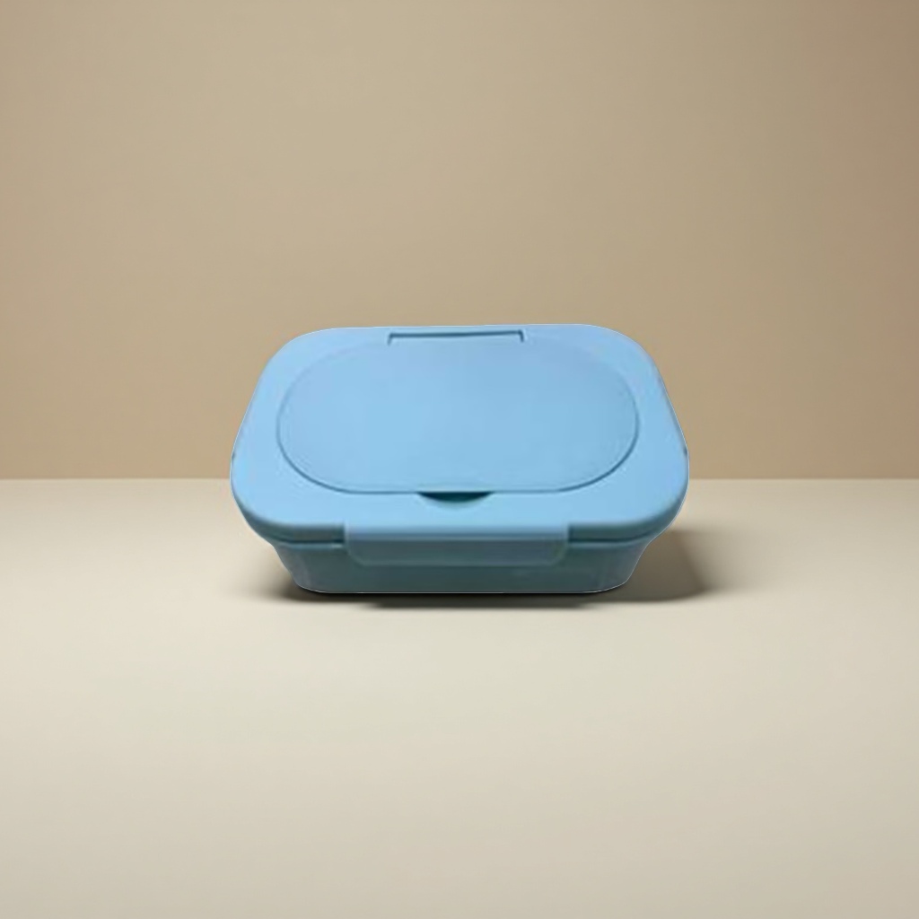 蓝色便携式饭盒 保温保冷家用学生午餐盒
