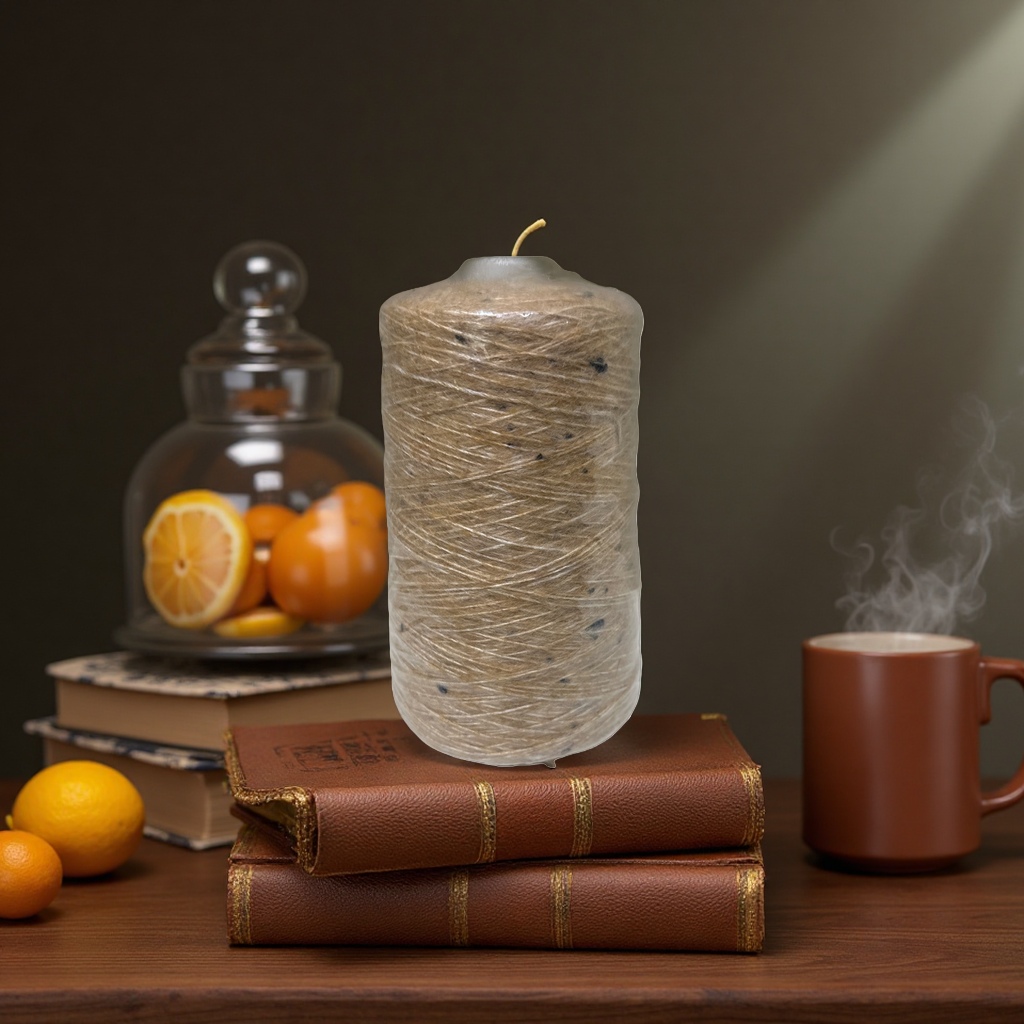 Natural color yarn rolls, pure cotton eco-friendly hand-woven woolen yarn for knitting materials Specification image