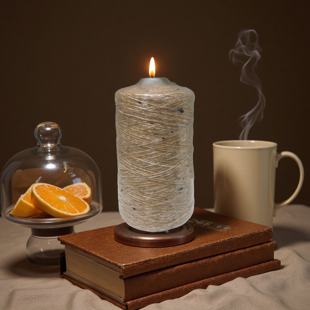 Natural color yarn rolls, pure cotton eco-friendly hand-woven woolen yarn for knitting materials