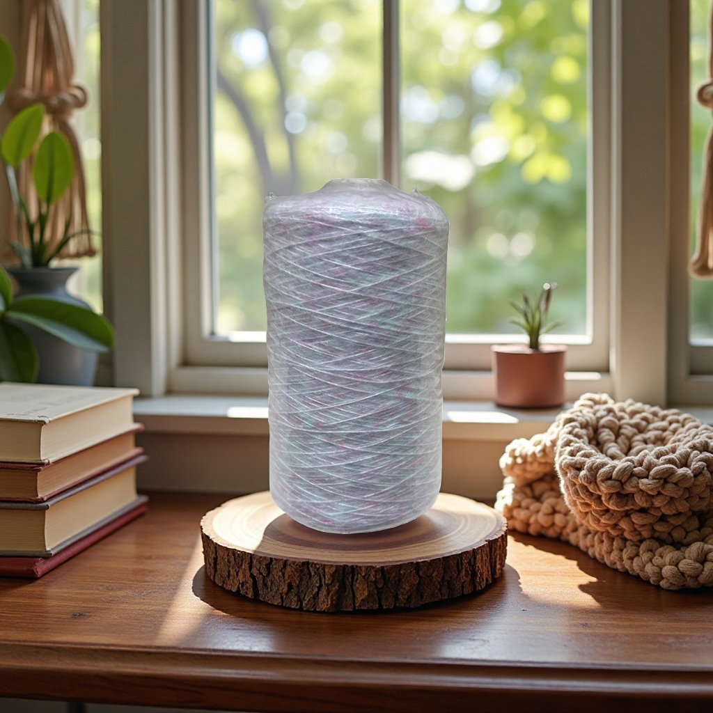 Colorful yarn rolls, multi-color blended wool yarns, hand-woven DIY knitted yarn balls Application Scenario