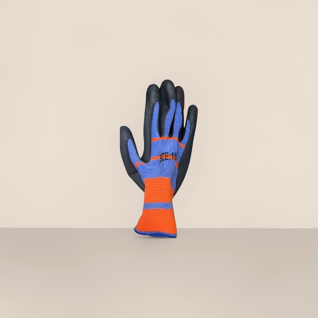 Elastic latex anti-slip and wear-resistant labor protection gloves details Picture