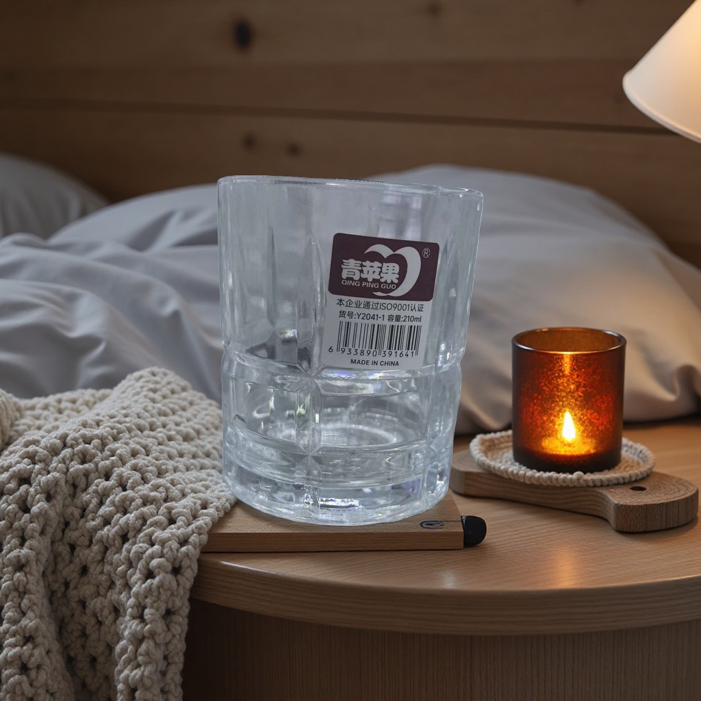 Transparent glass cup, high borosilicate heat-resistant and anti-scald water cup, household simple style tea cup 105302364 details Picture
