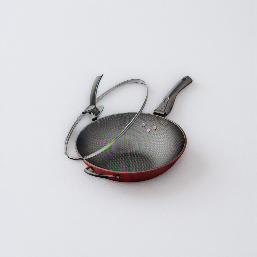 Stainless steel wok, a household uncoated healthy frying, stir-frying and stewing pot Application Scenario