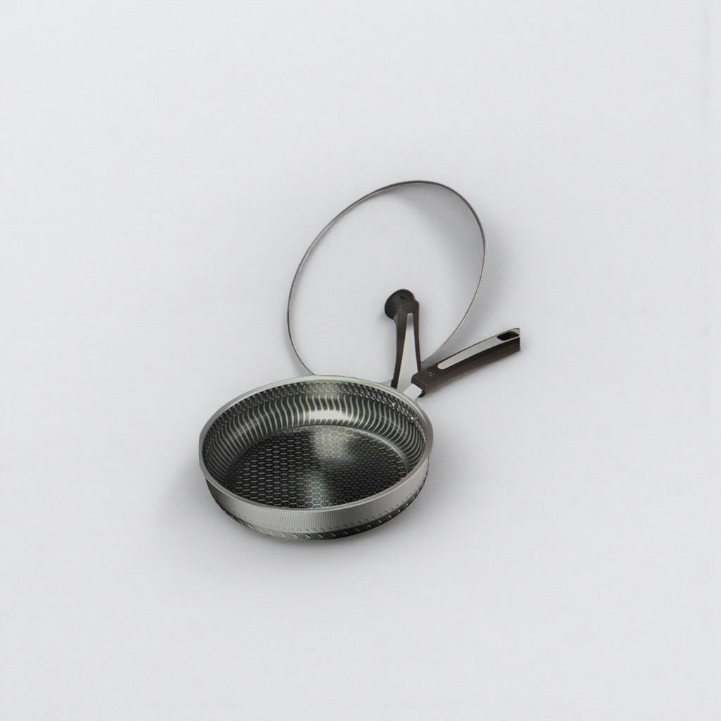 Non-stick frying pan, flat pan, household cooking pan, multi-functional kitchen cookware