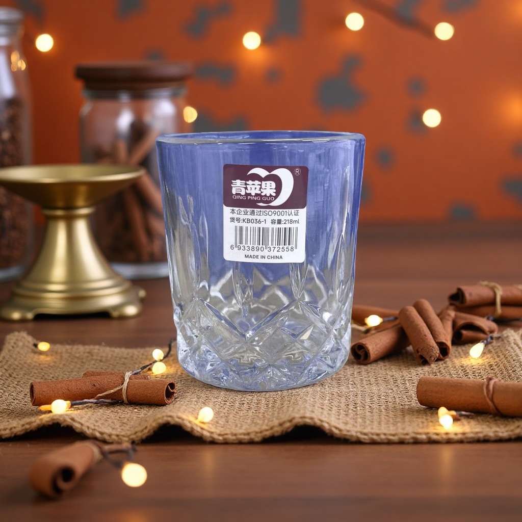 Transparent glass cup, high borosilicate heat-resistant and anti-scald water cup, household simple style tea cup Specification image