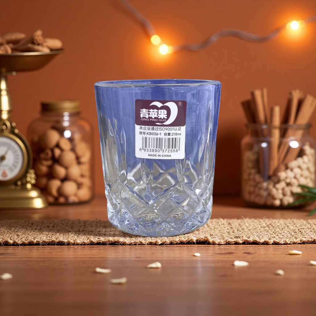 Transparent glass cup, high borosilicate heat-resistant and anti-scald water cup, household simple style tea cup details Picture