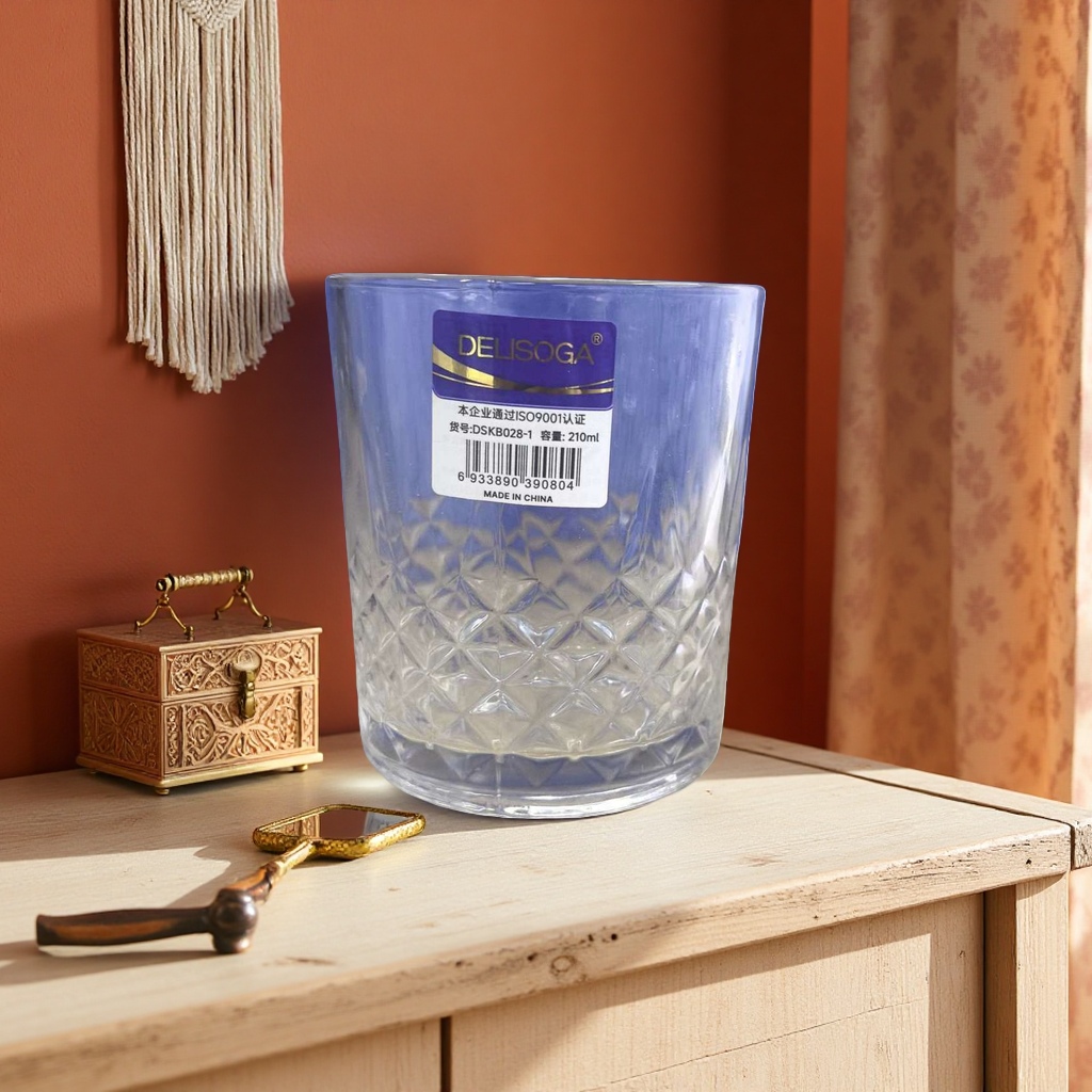 Transparent glass cup, high borosilicate heat-resistant and anti-scald water cup, household simple style tea cup 105756212