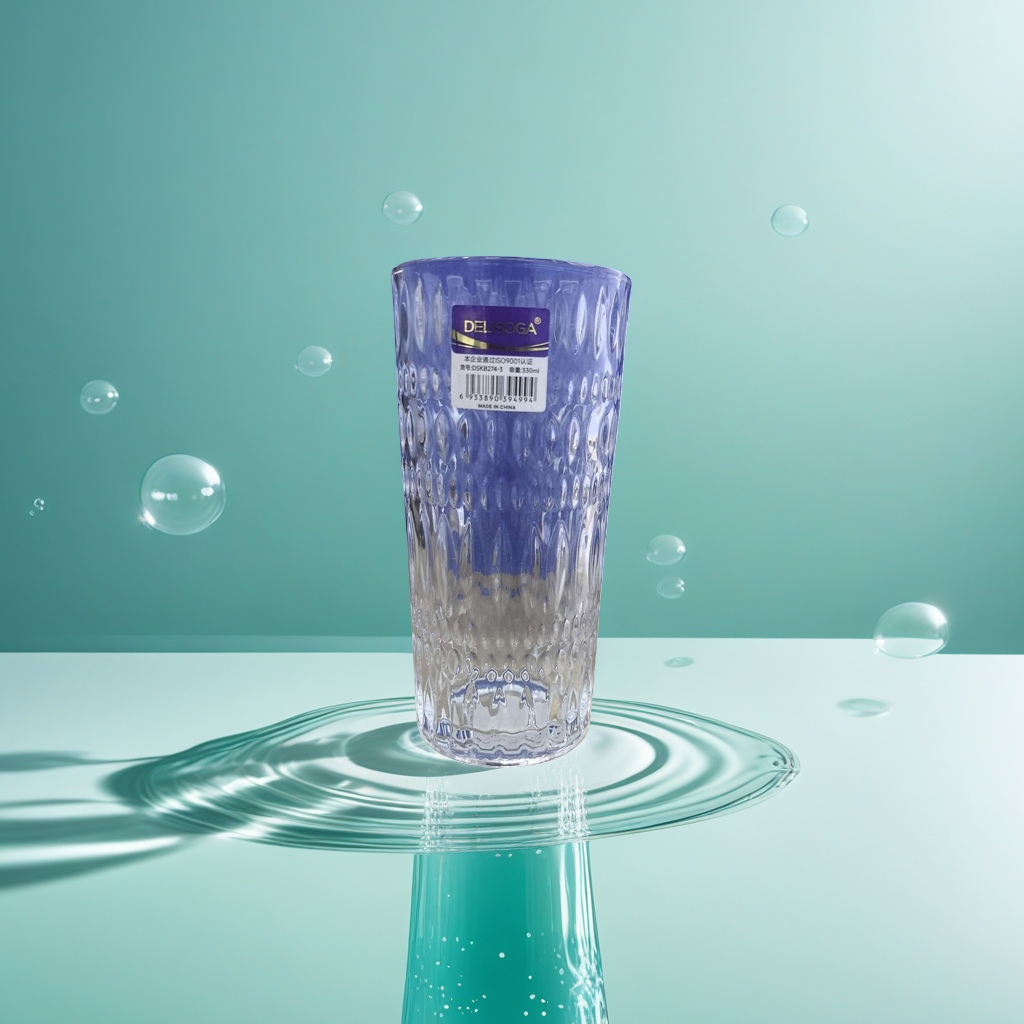 Transparent glass cup, high borosilicate heat-resistant household drinking cup, simple style tea cup and water cup Application Scenario