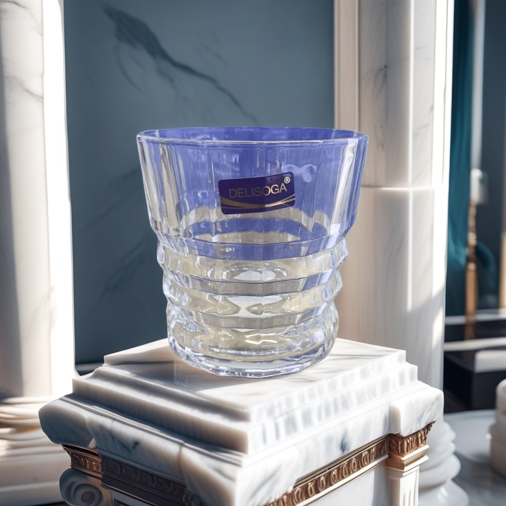 DELISOGA transparent glass water cup, high borosilicate heat-resistant and anti-scald, simple style for home and office use 110304409 Application Scenario