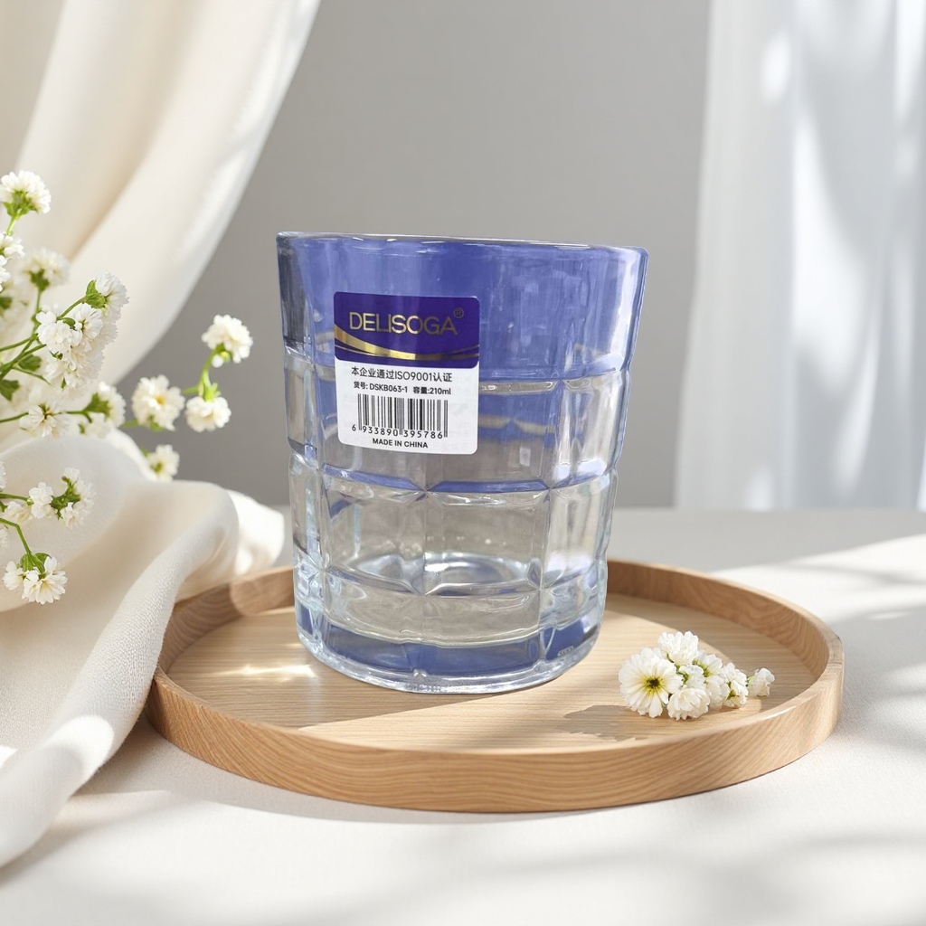 Transparent glass cup, high borosilicate heat-resistant and anti-scald water cup, household simple style tea cup 110346678 details Picture