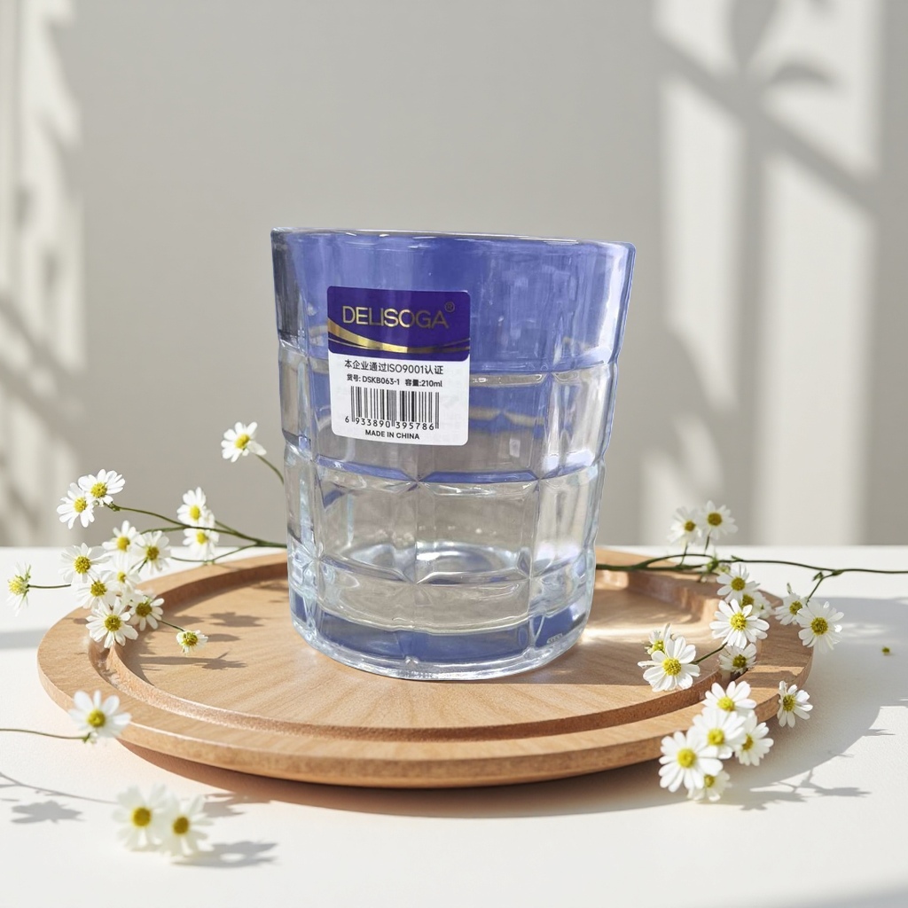 Transparent glass cup, high borosilicate heat-resistant and anti-scald water cup, household simple style tea cup 110346678 Specification image