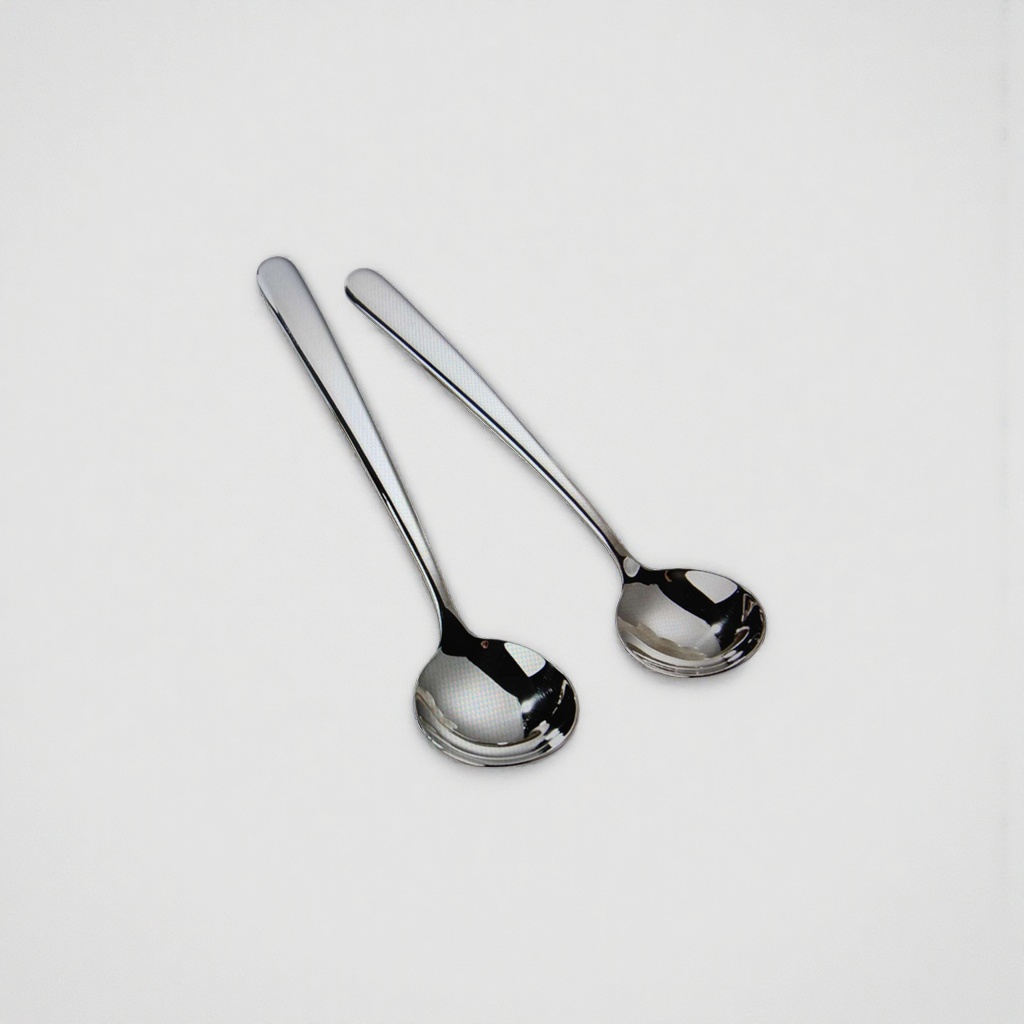 Metal spoon, stainless steel long-handled spoon, 15cm, household kitchen spoon, multi-functional stirring spoon Application Scenario