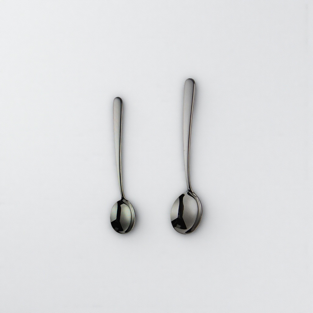 Metal spoon, stainless steel long-handled spoon, 15cm, household kitchen spoon, multi-functional stirring spoon, 110732343
