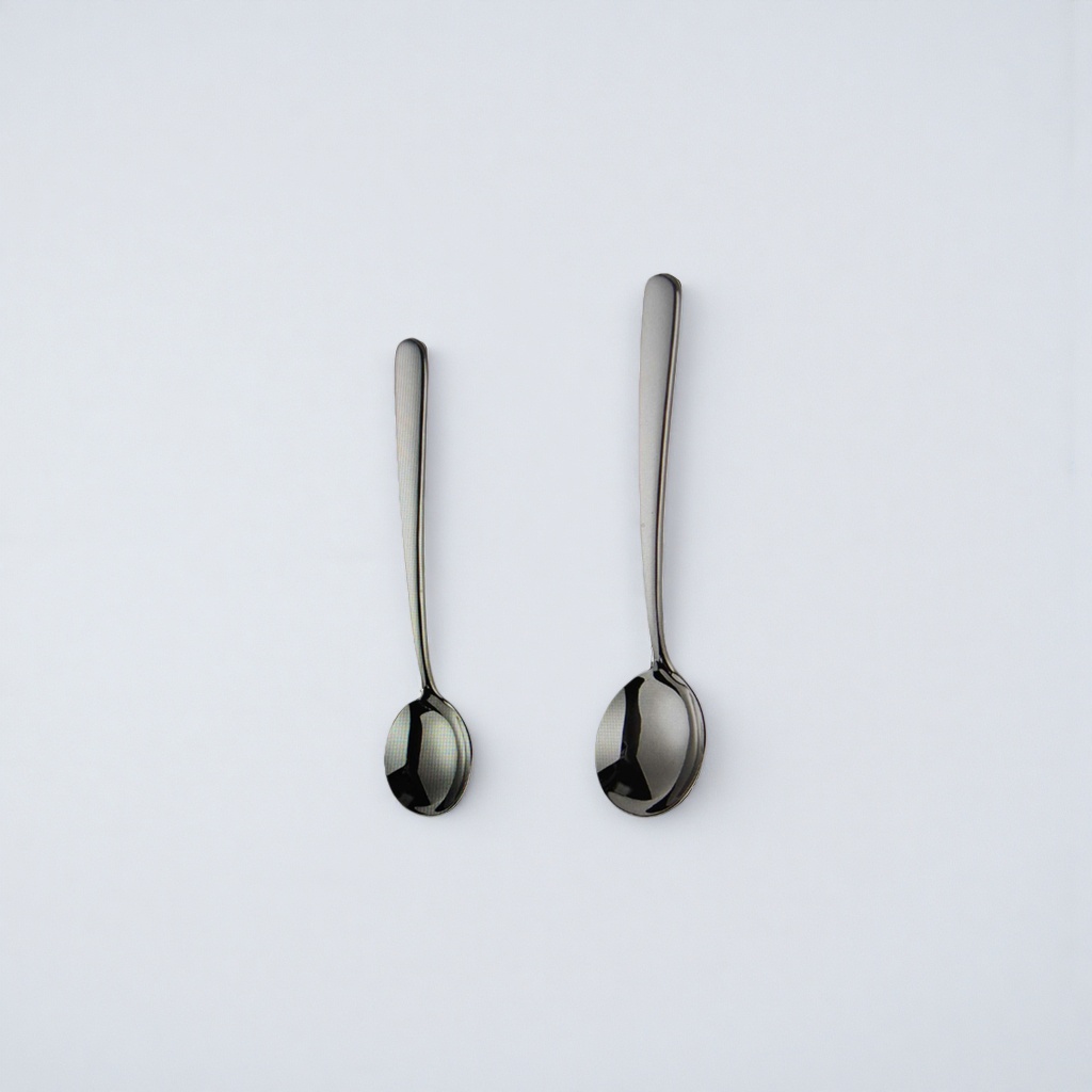 Metal spoon, stainless steel long-handled spoon, 15cm, household kitchen spoon, multi-functional stirring spoon, 110732343 details Picture
