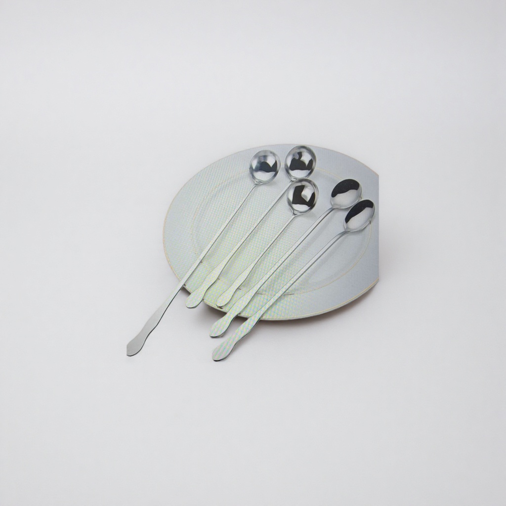 Stainless steel tableware spoons, household thickened anti-scald soup spoons and rice spoons set Application Scenario