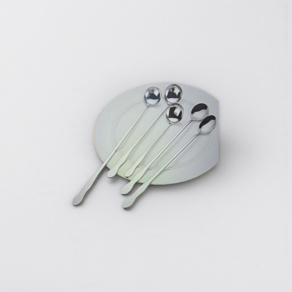 Stainless steel tableware spoons, household thickened anti-scald soup spoons and rice spoons set