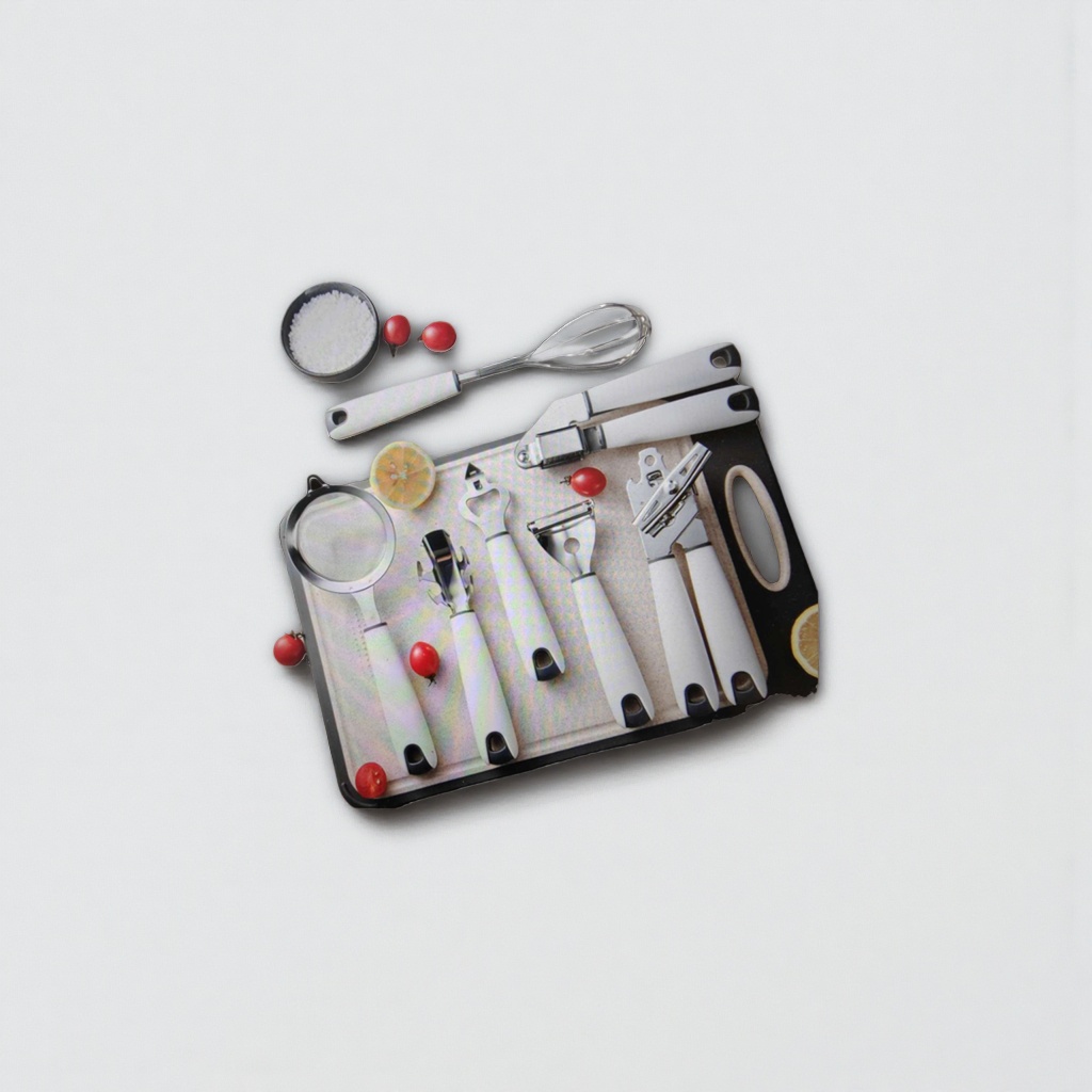 Multi-functional stainless steel kitchenware set for household cooking tools Specification image