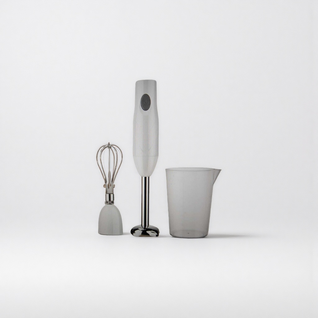 Handheld mixer, multi-functional household portable egg beater and milk mixer, high-speed, silent and adjustable speed details Picture