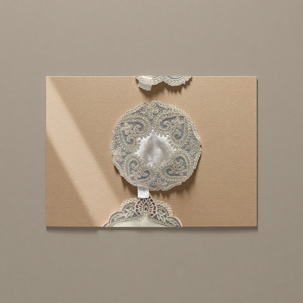 Embroidered lace circular lace decorative fabric, DIY clothing and home textile accessories Application Scenario