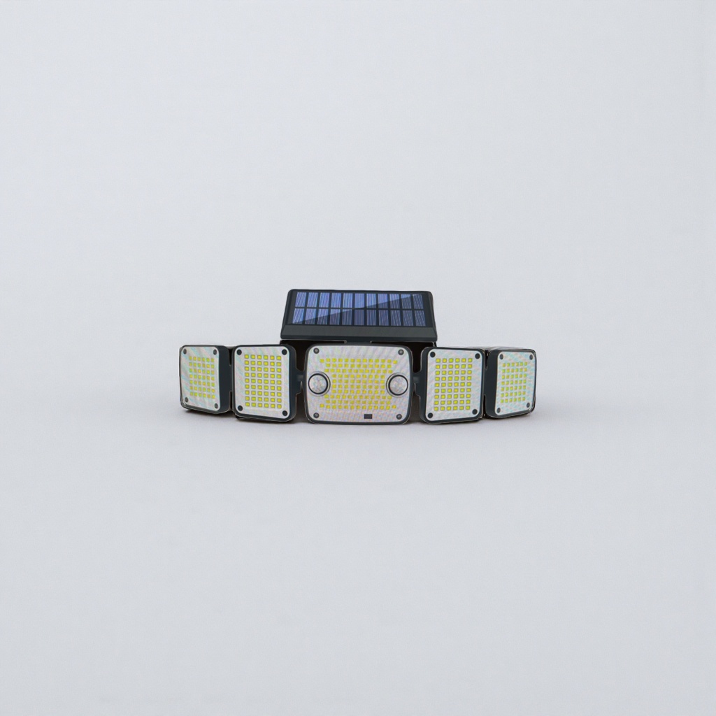 Solar lamp outdoor courtyard waterproof LED rechargeable solar lighting lamp 140045550 Application Scenario