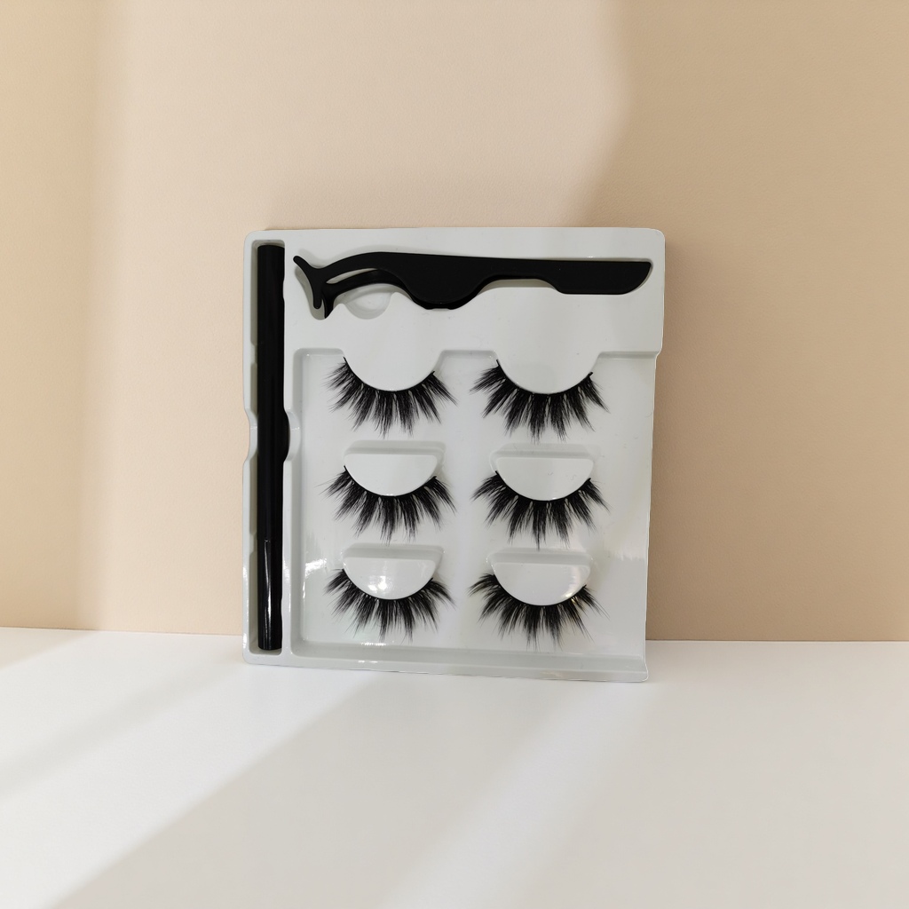 Adusa's long and curly false eyelash set is available in multiple styles for natural and thick single clusters Application Scenario