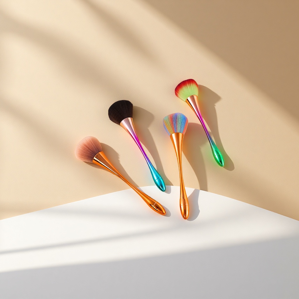 Color ombre handle make-up pincel set maquillaje profesional pincel es flexible y fácil de aplicar maquillaje Application Scenario