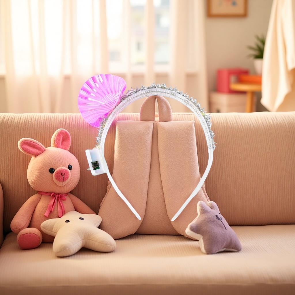 Decorative hair band, lady's sweet bow, wide edge headwear, adjustable elastic hair accessory Application Scenario