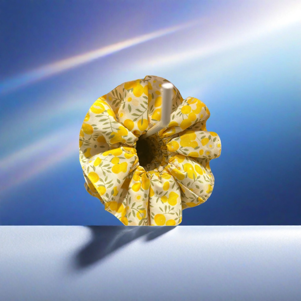 Lemon-patterned hair bands are soft, skin-friendly, and have good elasticity. They are high-quality hair accessories for good appearance Specification image