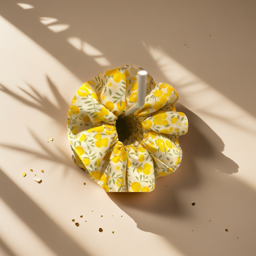 Lemon-patterned hair bands are soft, skin-friendly, and have good elasticity. They are high-quality hair accessories for good appearance