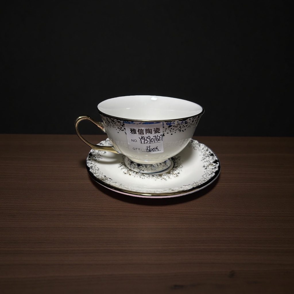 陶瓷茶杯+茶杯细节图
