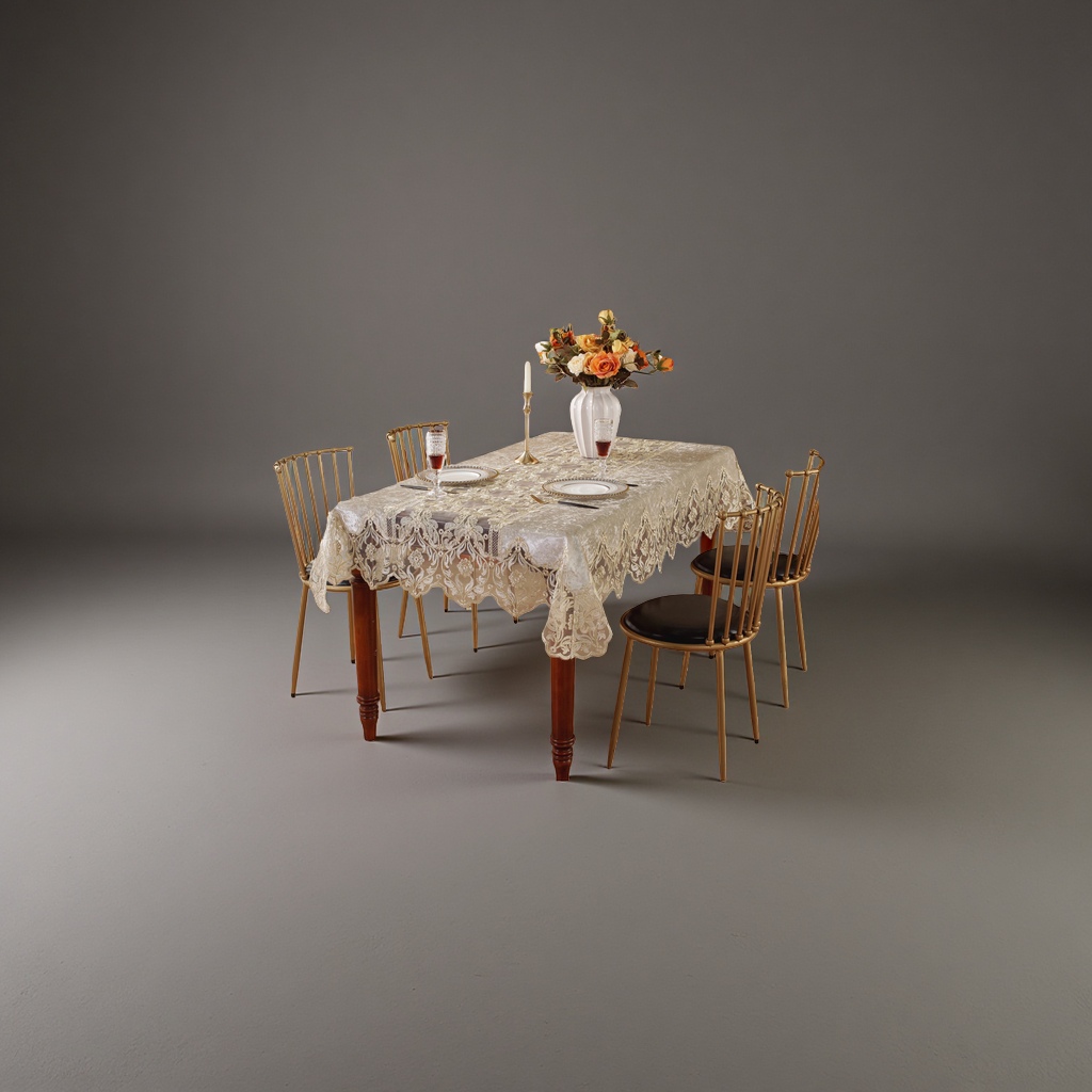 Thickened, anti-slip and waterproof tablecloth with linen texture, suitable for both square and rectangular shapes Application Scenario