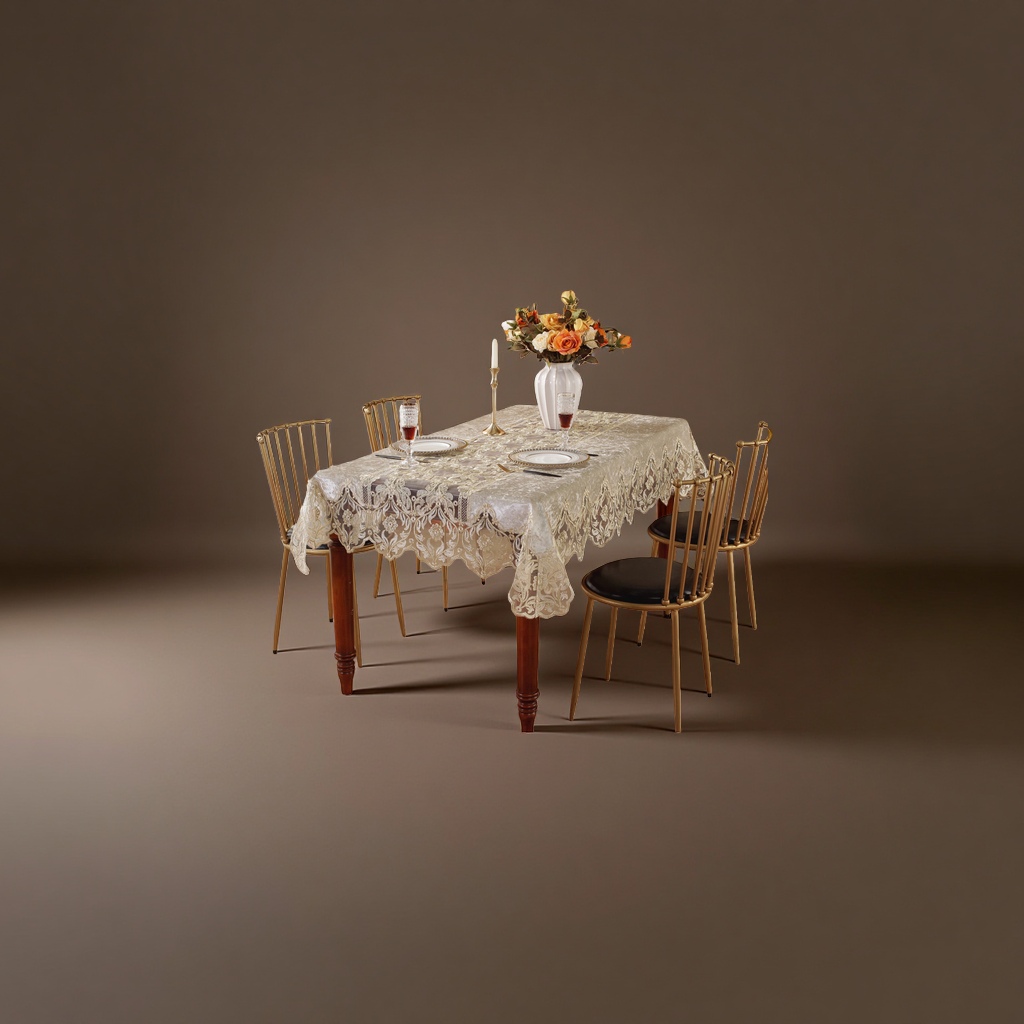 Thickened, anti-slip and waterproof tablecloth with linen texture, suitable for both square and rectangular shapes Specification image