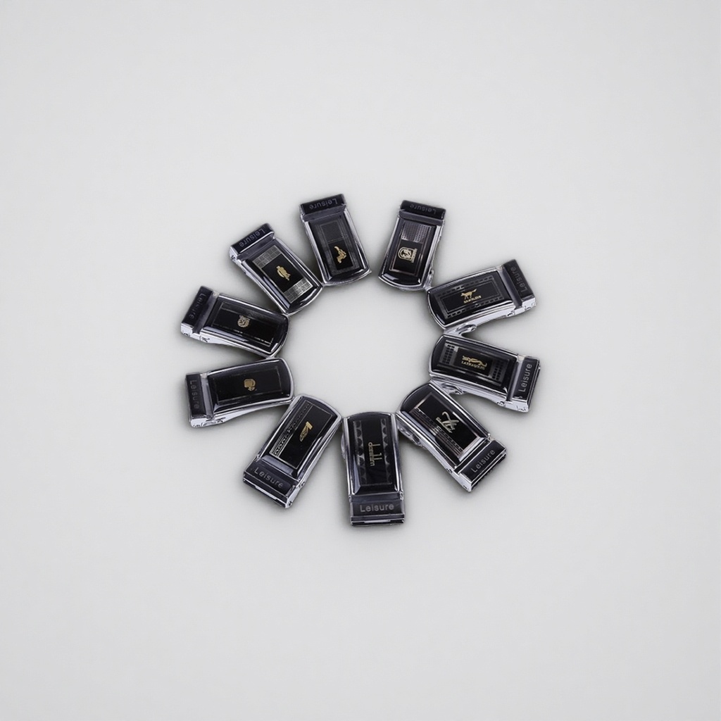 Metal belt buckle fashionable and versatile men's belt accessory 155129510 details Picture