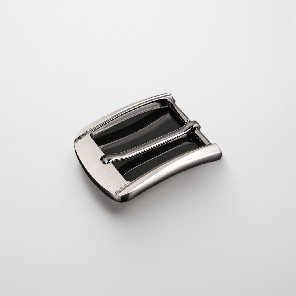 Metal belt buckle fashionable and versatile men's belt accessory 155350086 details Picture