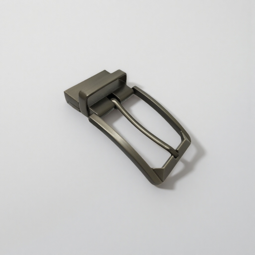 Metal belt buckle fashionable and versatile men's belt accessory 155358226 details Picture