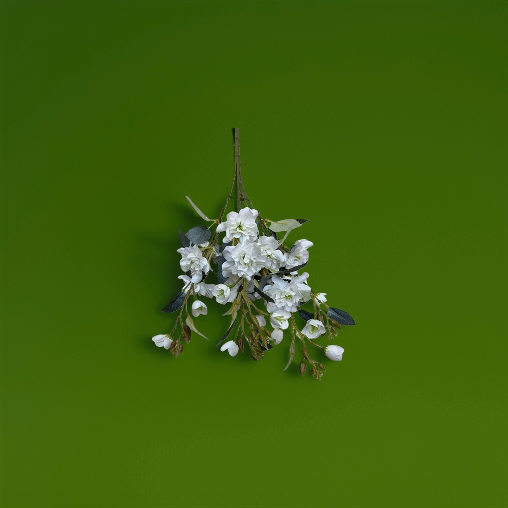 Monet's Garden faux plastic flowers, artificial flowers, handcrafted flower materials