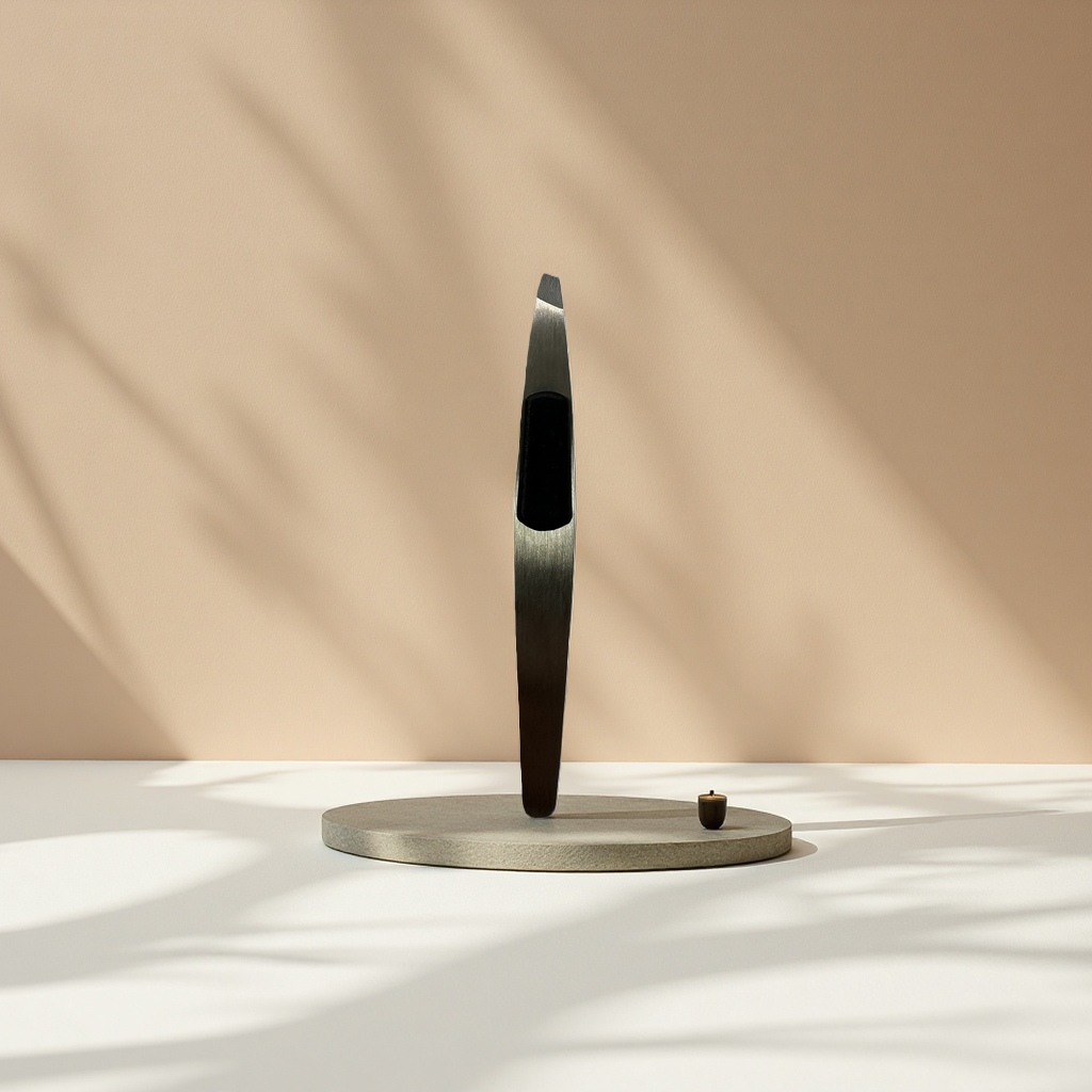 Metal tweezers, precision stainless steel, slender, anti-slip, medical-grade