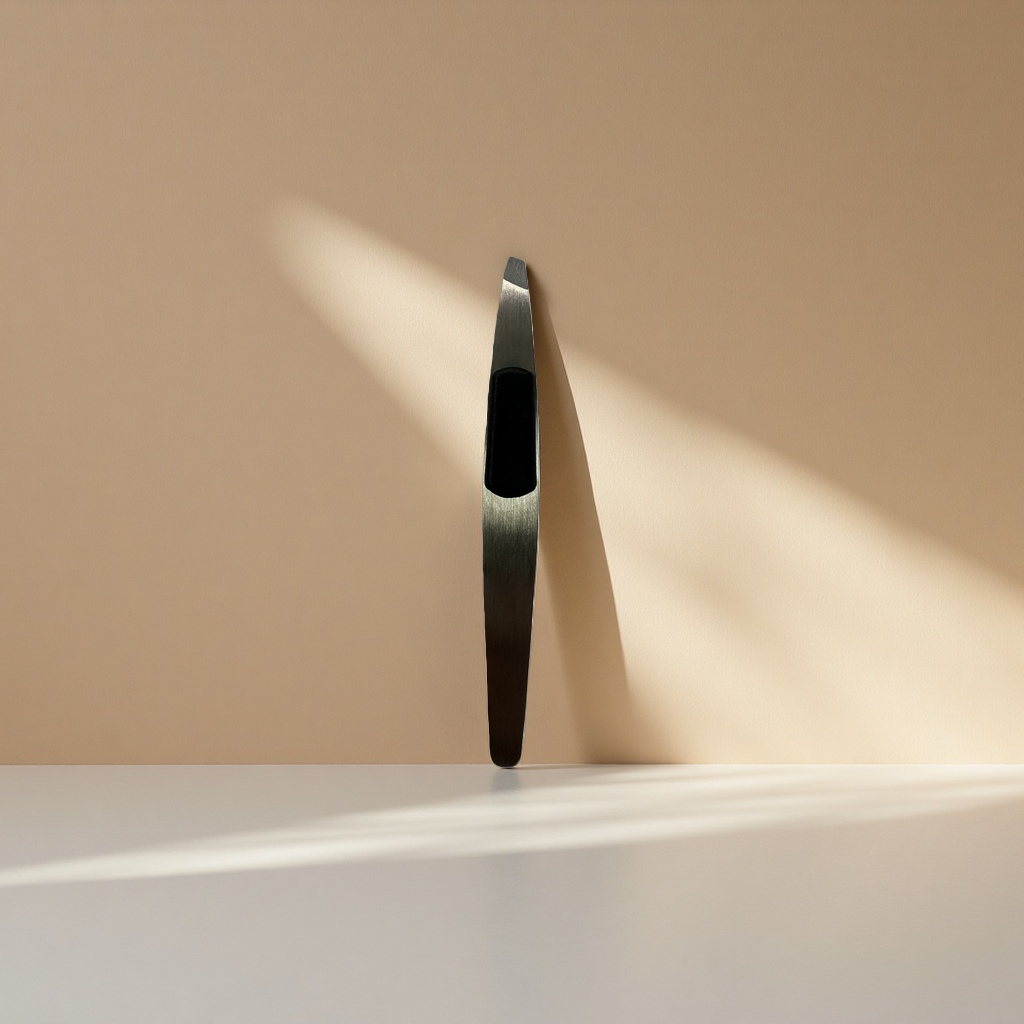 Metal tweezers, precision stainless steel, slender, anti-slip, medical-grade Application Scenario